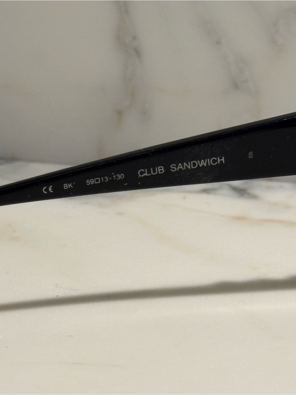 Chrome Hearts Club Sandwich Glasses in Black. - Picture 5 of 7